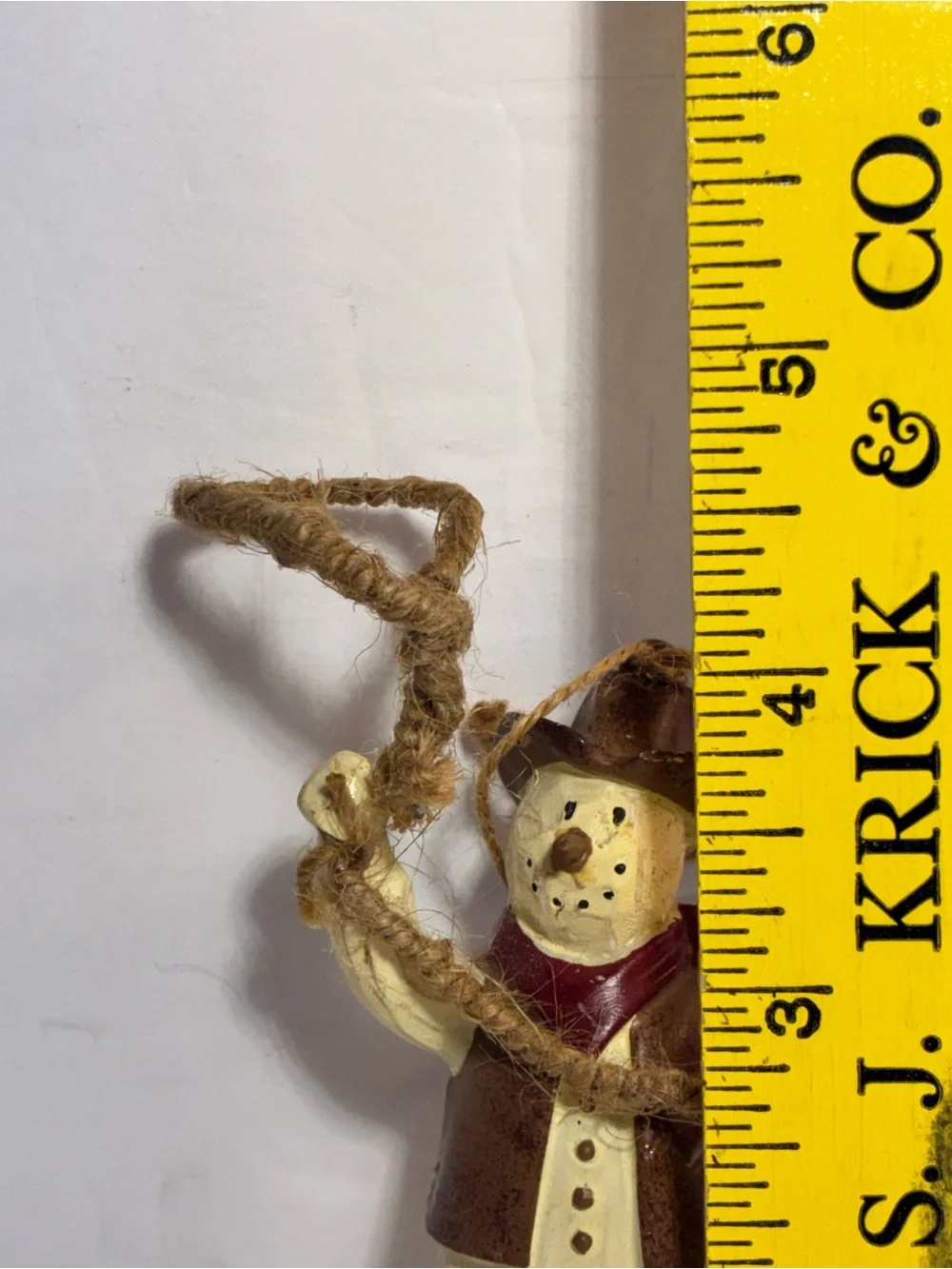 Flurryville Collection Wrangler Randy Snowman Ornament by LivingQuarters – NIB